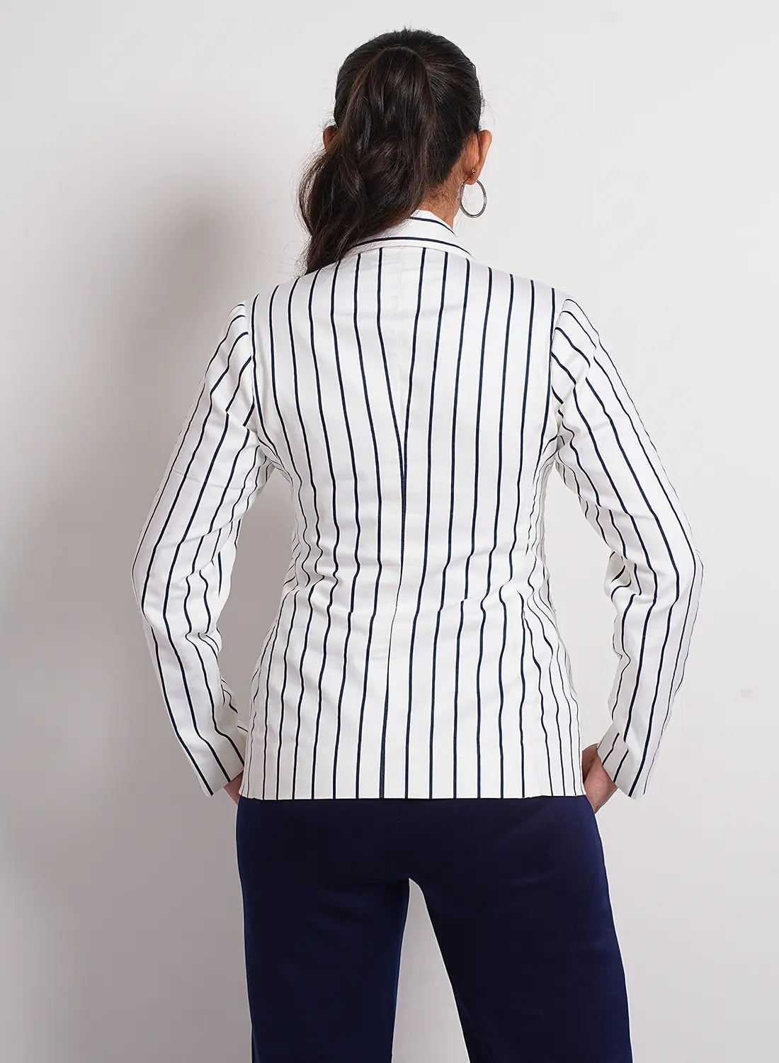 Corset Stripe Blazer