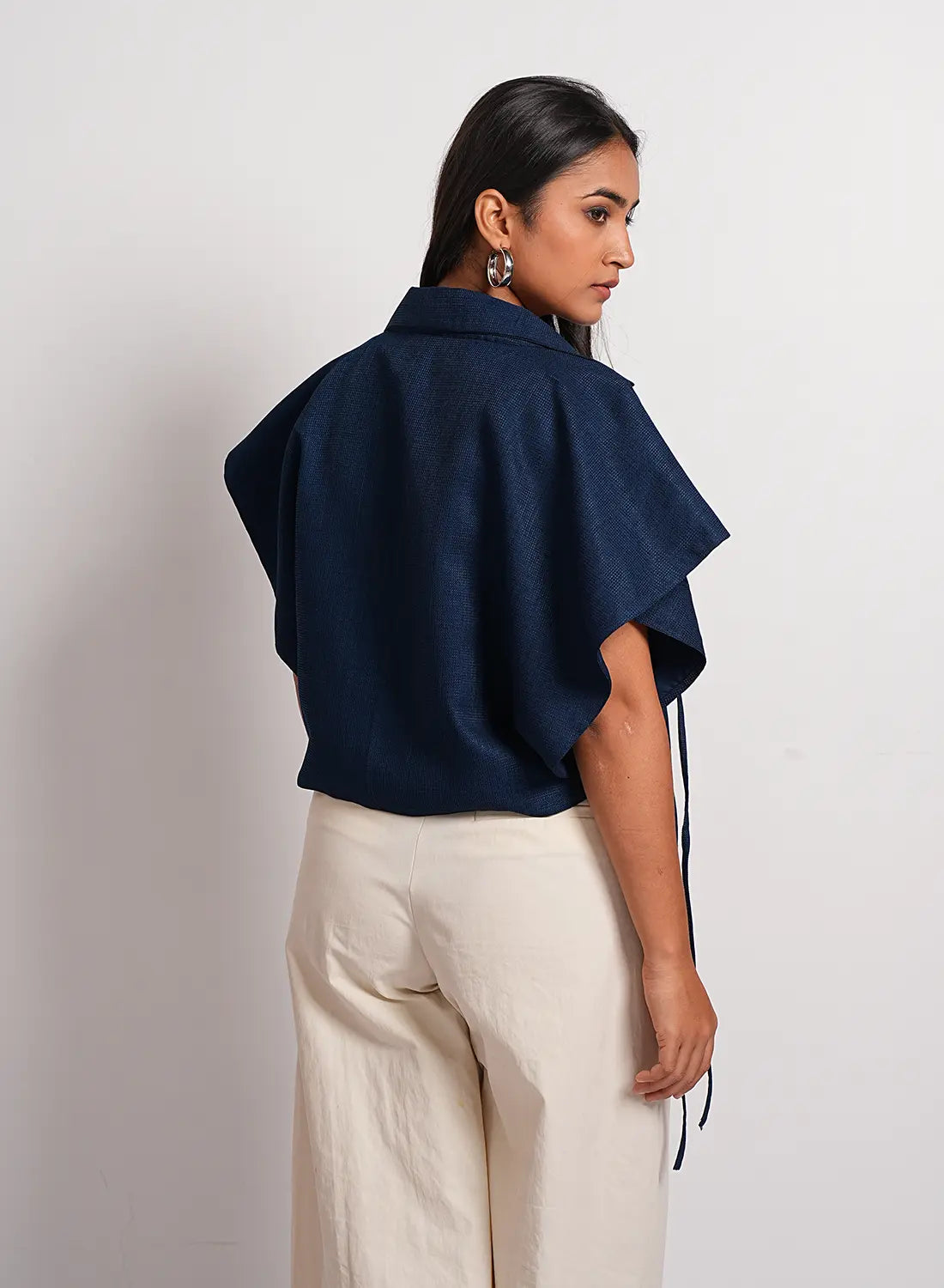 Midnight Bloom Kaftan Coat
