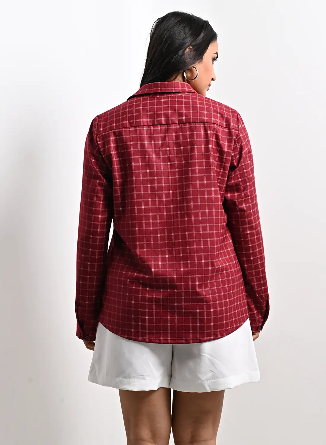 Crimson Bloom Shirt