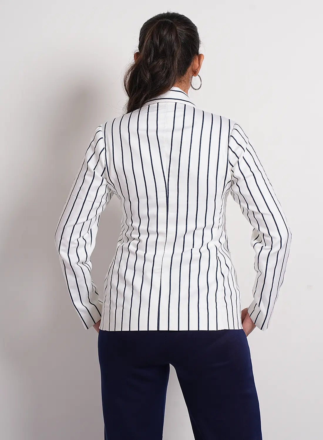 Corset Stripe Blazer