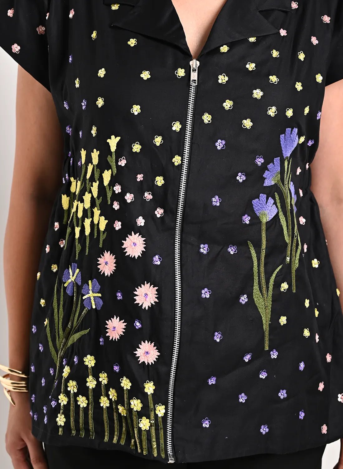 Midnight Meadow Shacket