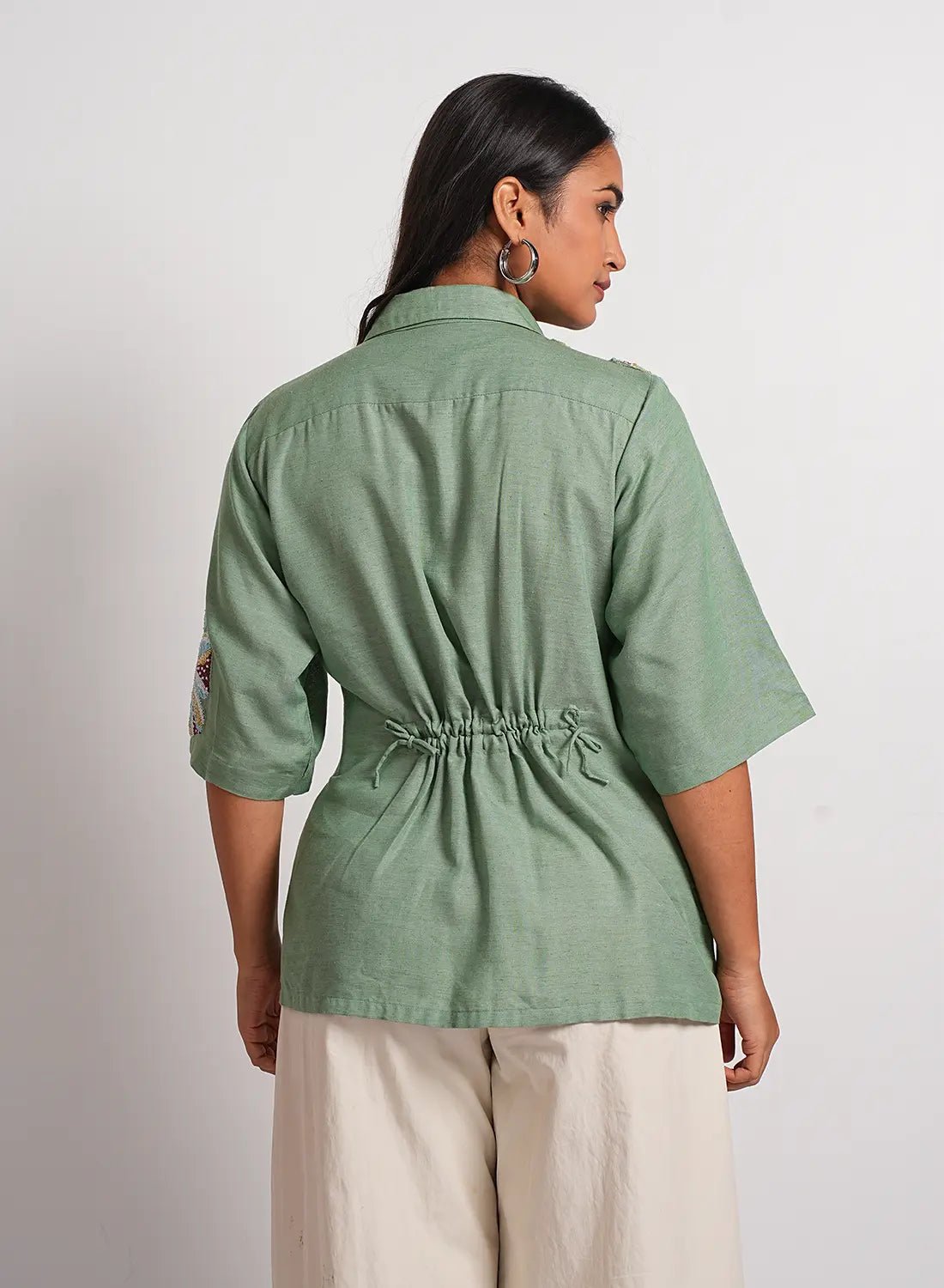 Sage Fleur Shirt