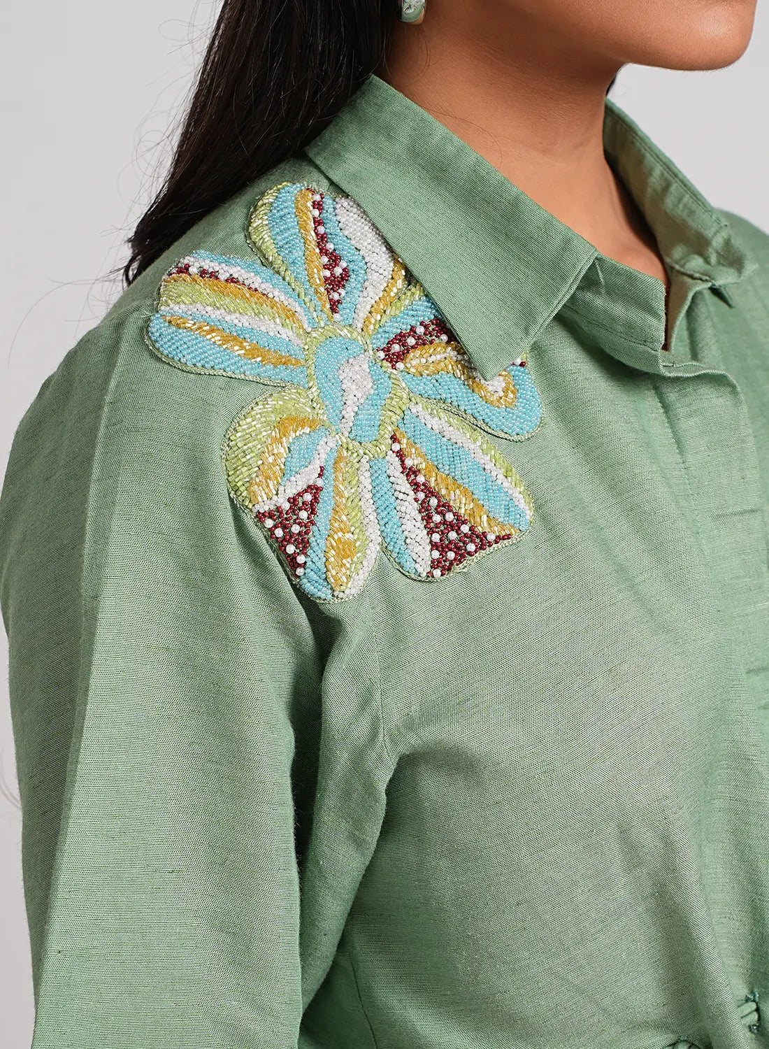 Sage Fleur Shirt