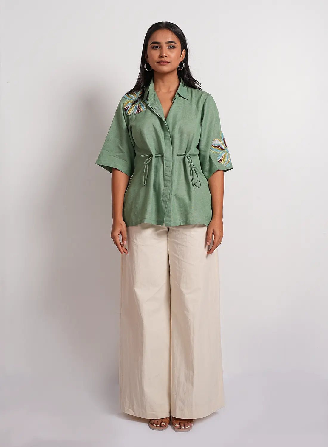 Sage Fleur Shirt