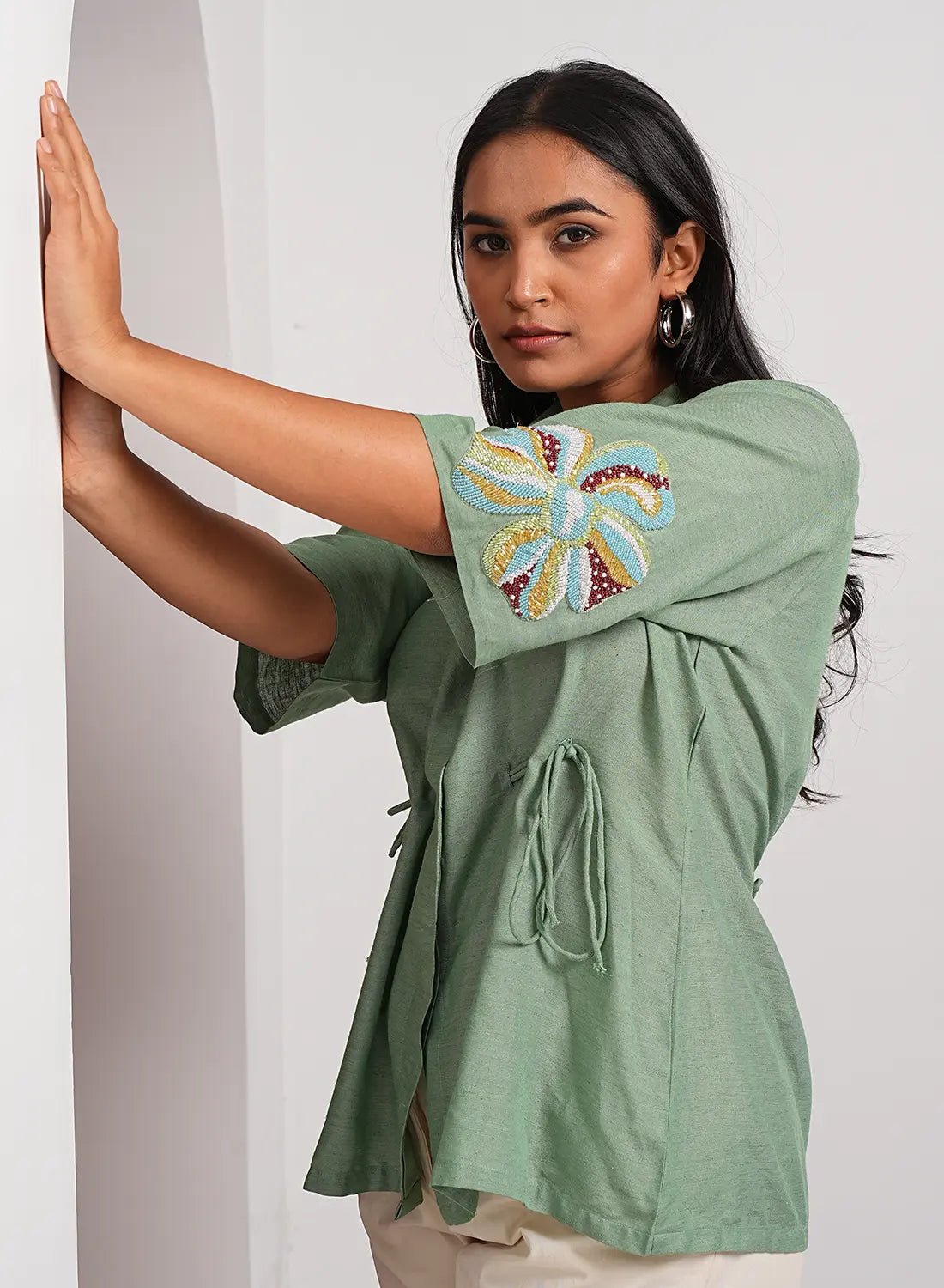 Sage Fleur Shirt
